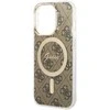 Guess GUHMP15LH4STW Apple iPhone 15 Pro6.1" rudos spalvos dėklas IML 4G MagSafe