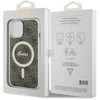 Guess IML 4G MagSafe dėklas telefonui Apple iPhone 15 rudos spalvos