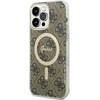 Guess GUHMP15XH4STW Apple iPhone 15 Pro Max6.7" rudos spalvos dėklas IML 4G MagSafe