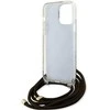 GUESS GUHCP15LHC4SEW IPHONE 15 PRO 6.1" RUDA/RUDA KIETAS DĖKLAS CROSSBODY LAIDAS 4G PRINT