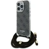 Guess GUHCP16XHC4SEW Apple iPhone 16 Pro Max 6.9" dėklas telefonui rudos spalvos/dėklas telefonui rudos spalvos Crossbody Cord 4G Print