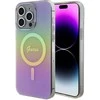Guess IML Iridescent MagSafe dėklas iPhone 15 Pro - rožinis