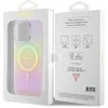 „Guess“ GUHMP15XHITSP iPhone 15 Pro Max 6.7" rausvas/rožinis kietas dėklas IML Iridescent MagSafe
