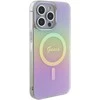 „Guess“ GUHMP15XHITSP iPhone 15 Pro Max 6.7" rausvas/rožinis kietas dėklas IML Iridescent MagSafe