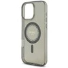 Guess IML Rhinestones MagSafe Apple iPhone 16 Pro - dėklas telefonui juodos spalvos