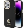 Guess GUHCP15XM4DGPK Apple iPhone 15 Pro Max 6.7" dėklas telefonui juodos spalvos hardcase Silicone Logo Strass 4G