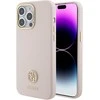 Dėklas GUESS GUHCP15XM4DGPPP IPHONE 15 PRO MAX 6.7 "LIGHT Rožinis/Rožinis HARDCASE SILICONE LOGO STRASS 4G