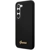 Samsung Galaxy S23 Plus Guess Hard silikoninis dėklas Vintage Gold Logo (GUHCS23MSLSMK) juodos spalvos