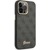 Dėklas Guess PC/TPU 4G Metal Camera Outline Case skirtas iPhone 14 Pro Max, juodas