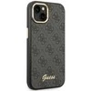 Guess GUHCP14MHG4SHK Apple iPhone 14 Plus / 15 Plus 6.7″ juodos spalvos kietas dėklas 4G Vintage Gold Logo