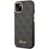 Apple iPhone 14 Plus Guess Dėklas 4G Vintage Gold Logo (GUHCP14MHG4SHK) juodos spalvos