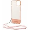 Dėklas GUESS GUHCP14MHGCOHP IPHONE 14 PLUS / 15 PLUS 6.7 "Rožinis / Rožinis HARDCASE TRANSLUENT PEARL STAP