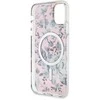 Dėklas GUESS GUHMN61HCFWSP IPHONE 11 / XR 6.1 "Rožinis / Rožinis HARDCASE FLOWER MAGSAFE