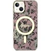 Dėklas GUESS GUHMP14SHCFWSP IPHONE 14/15/13 6.1 "Rožinis / Rožinis HARDCASE FLOWER MAGSAFE