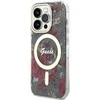 Apple iPhone 14 Pro Guess dėklas Flower MagSafe (GUHMP14LHCFWSA) žalios spalvos