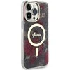Guess GUHMP14XHCFWSA Apple iPhone 14 Pro Max 6.7″ khaki kietas dėklas Flower MagSafe