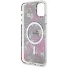 Dėklas GUESS GUHMN61HCFWSA IPHONE 11 / XR 6.1 "Žalias / KHAKI HARDCASE FLOWER MAGSAFE