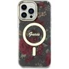 Apple iPhone 14 Pro Max Guess dėklas Flower MagSafe (GUHMP14XHCFWSA) žalios spalvos
