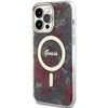 Apple iPhone 14 Pro Max Guess dėklas Flower MagSafe (GUHMP14XHCFWSA) žalios spalvos
