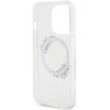 Dėklas GUESS GUHMP15LHFWFFCT IPHONE 15 PRO 6.1 "SKAIDRUS KIETAS DĖLIS IML FLOWERS WREATCH MAGSAFE