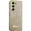 Samsung Galaxy Z Fold 5 Guess Dėklas Glitter Script (GUHCZFD5HGGSHD) aukso spalvos