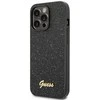 Apple iPhone 14 Pro Guess Hard case Glitter Script telefono dėklas juodos spalvos