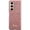 Samsung Galaxy Z Fold 5 Guess Dėklas Glitter Script (GUHCZFD5HGGSHP) rožinės spalvos