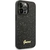Apple iPhone 14 Pro Guess Hard case Glitter Script telefono dėklas juodos spalvos