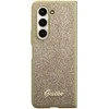 Samsung Galaxy Z Fold 5 Guess Dėklas Glitter Script (GUHCZFD5HGGSHD) aukso spalvos