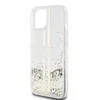 Apple iPhone 14 plus / 15 plus Guess dėklas Liquid Glitter Gold Stripes (GUHCP15MLFCSEGT) skaidrus