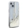 Apple iPhone 14 plus / 15 plus Guess dėklas Liquid Glitter Gold Stripes (GUHCP15MLFCSEGT) skaidrus