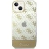 Dėklas GUESS GUHCP14MHG4MHG IPHONE 14 PLUS / 15 PLUS 6.7 "GOLD / GOLD HARDCASE 4G PATTERN SCRIPT