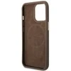 Guess GUHMP14LU4GPRW Apple iPhone 14 Pro 6,1″ rudos spalvos kietas dėklas 4G Logo Plate MagSafe