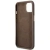 Dėklas GUESS GUHMP14MU4GPRW IPHONE 14 PLUS / 15 PLUS 6.7 "BROWN / BROWN HARD CASE 4G PLATE MAGSAFE LOGO