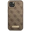 Dėklas GUESS GUHMP14MU4GPRW IPHONE 14 PLUS / 15 PLUS 6.7 "BROWN / BROWN HARD CASE 4G PLATE MAGSAFE LOGO