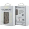 Guess Powerbank indukcinis 15W GUPB5FP4EMGW 5000mAh rudos spalvos 4G Leather Metal Logo MagSafe