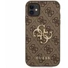 Guess Apple iPhone 11 / XR from the 4G Big Metal Logo series – dėklas telefonui rudos spalvos