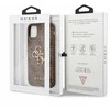 Guess Apple iPhone 11 / XR from the 4G Big Metal Logo series – dėklas telefonui rudos spalvos