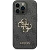 Apple iPhone 14 Pro Max Guess dėklas 4G Big Metal Logo pilkos spalvos