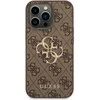 Dėklas GUESS GUHCP14X4X4GBBB IPHONE 14 PRO MAX 6.7 "BRONZE/BROWN HARDCASE 4G BIG METAL LOGO