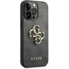 Apple iPhone 14 Pro Guess dėklas 4G Big Metal Logo pilkos spalvos