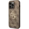 Dėklas GUESS GUHCP15L4L4GBBB IPHONE 15 PRO 6.1 "BRONZE/BROWN HARDCASE 4G BIG METAL LOGO