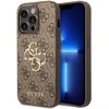 Dėklas GUESS GUHCP15L4L4GBBB IPHONE 15 PRO 6.1 "BRONZE/BROWN HARDCASE 4G BIG METAL LOGO