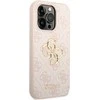 Dėklas GUESS GUHCP15X4GPIPI IPHONE 15 PRO MAX 6.7 "Rožinis/Rožinis HARDCASE 4G BIG METAL LOGO