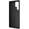 Guess PU 4G Metal Logo dėklas skirtas Samsung Galaxy S24 Ultra pilkos spalvos