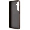 Guess PU 4G Metal Logo dėklas skirtas Samsung Galaxy S24 rudos spalvos