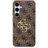 Samsung Galaxy S24 Plus Guess dėklas 4G Big Metal Logo (GUHCS24M4GMGBR) rudos spalvos