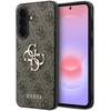 Guess PU 4G Metal Logo dėklas skirtas Samsung Galaxy A37 rudos spalvos