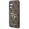 Samsung Galaxy S24 Plus Guess dėklas 4G Big Metal Logo (GUHCS24M4GMGBR) rudos spalvos