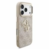 Dėklas Guess PU 4G Metal Logo Strap Case for iPhone 18 Pro Rožinė